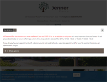 Tablet Screenshot of jennerpractice.co.uk
